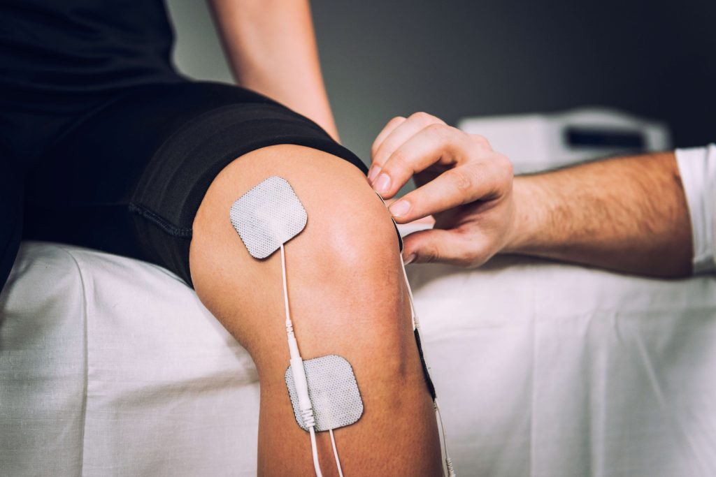 Electrical Stimulation Treatment for ACL Injuries in Ellisville, MO shutterstock 376434412 electrical stimulation treatment
