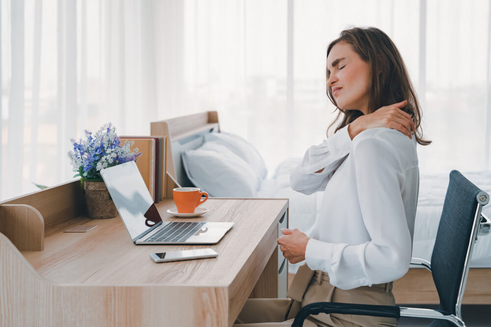 Three conditions that can lead to back, shoulder and elbow pain shutterstock 1326396011 back, shoulder and elbow pain